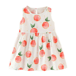 Baby Girls Dress Clothes Kids Sleeveless Princess Dress Gown Wedding Birthday Party Dresses