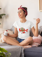 Lips Fashion Printed T Shirts Summer Women's Clothing Short Sleeve