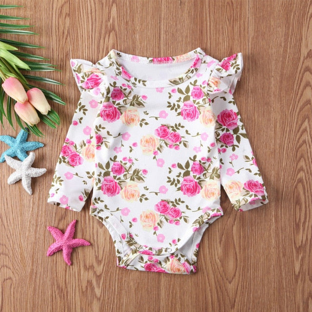 Baby Girls Kids Long Butterfly Sleeve Outfits