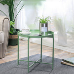 Nordic wrought iron tray small table