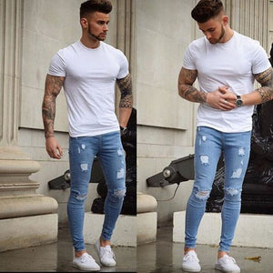 Fashion Hot Men's Long Straight Denim Pants