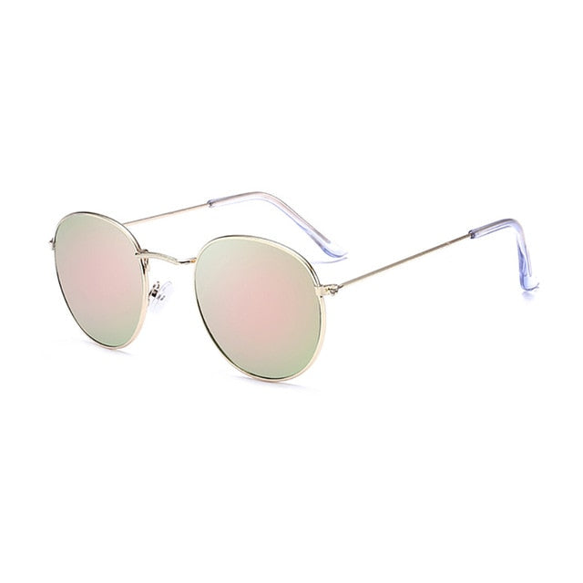 Retro round women's sunglasses