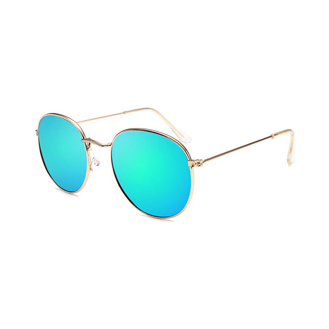 Retro round women's sunglasses