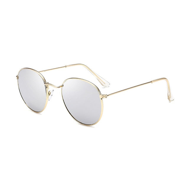 Retro round women's sunglasses