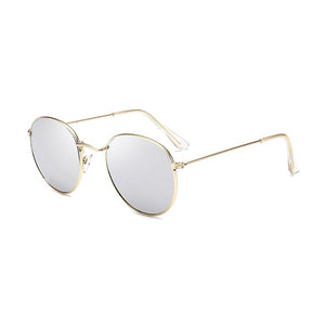 Retro round women's sunglasses