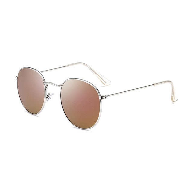 Retro round women's sunglasses