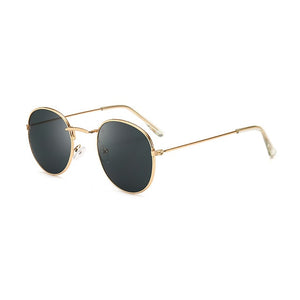 Retro round women's sunglasses