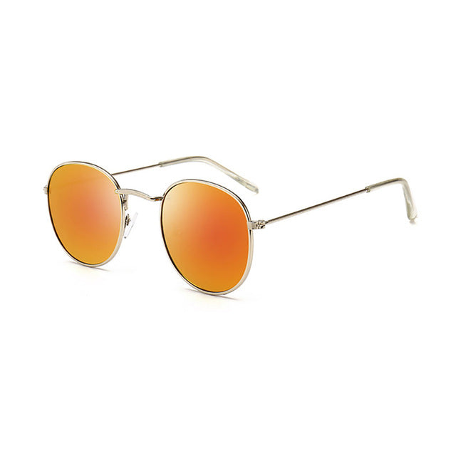 Retro round women's sunglasses