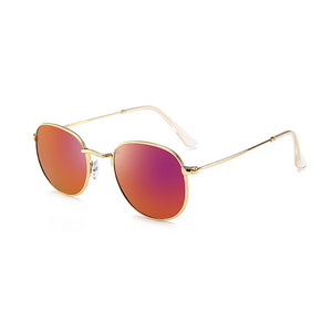 Retro round women's sunglasses