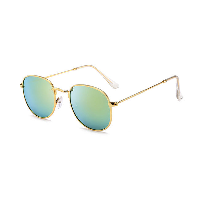 Retro round women's sunglasses