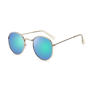 Retro round women's sunglasses