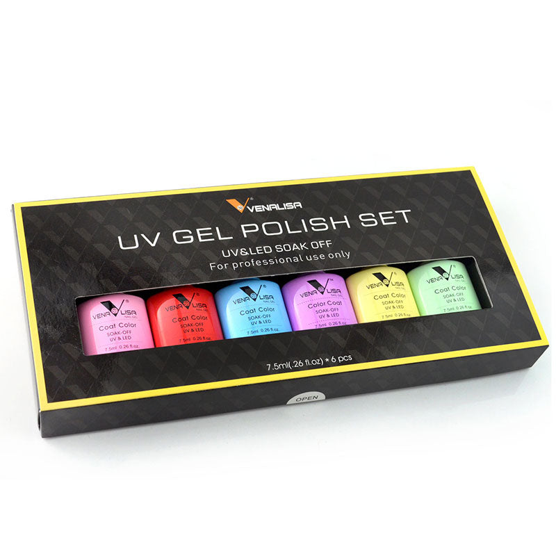 Gifts Kit Of 7.5ml Nail Art Design UV Mirror Gel Nail Polish Gel Lacquer Varnishes kit